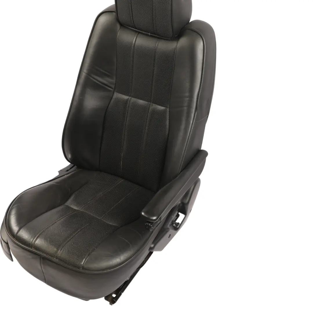 Front Seat Memory Electric Heated Right O/S Black Leather to Range Rover Vogue L322 with Part number HBA501580PVA Range Rover Vogue L322 Front Seat Memory Electric Heated Right O/S Black Leather - SKU RHD-HBA501580PVA - Part number HBA501580PVA