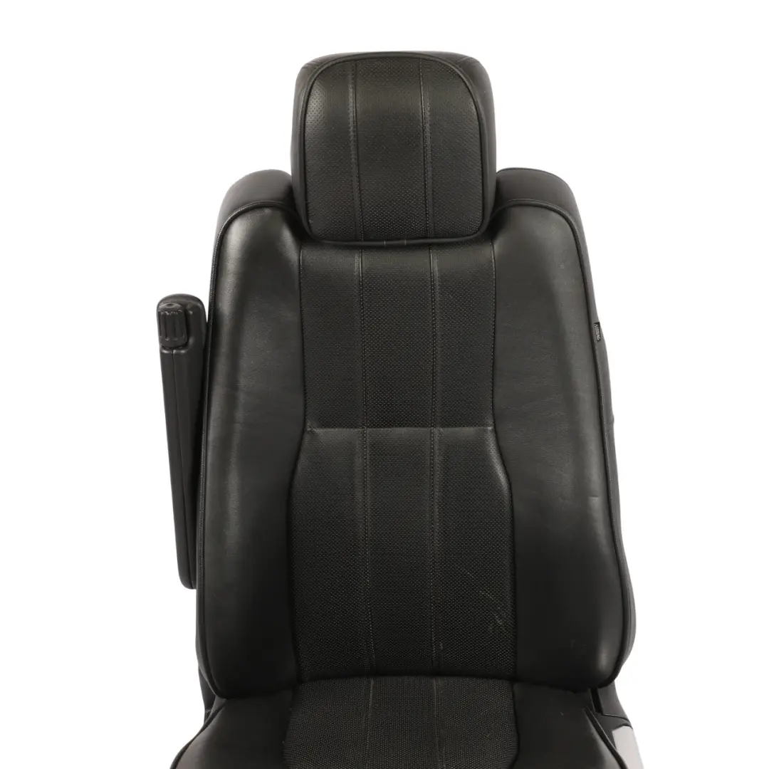 Front Seat Electric Heated Left N/S Black Leather to Range Rover Vogue L322 with Part number HBA501590PVA Range Rover Vogue L322 Front Seat Electric Heated Left N/S Black Leather - SKU RHD-HBA501590PVA - Part number HBA501590PVA
