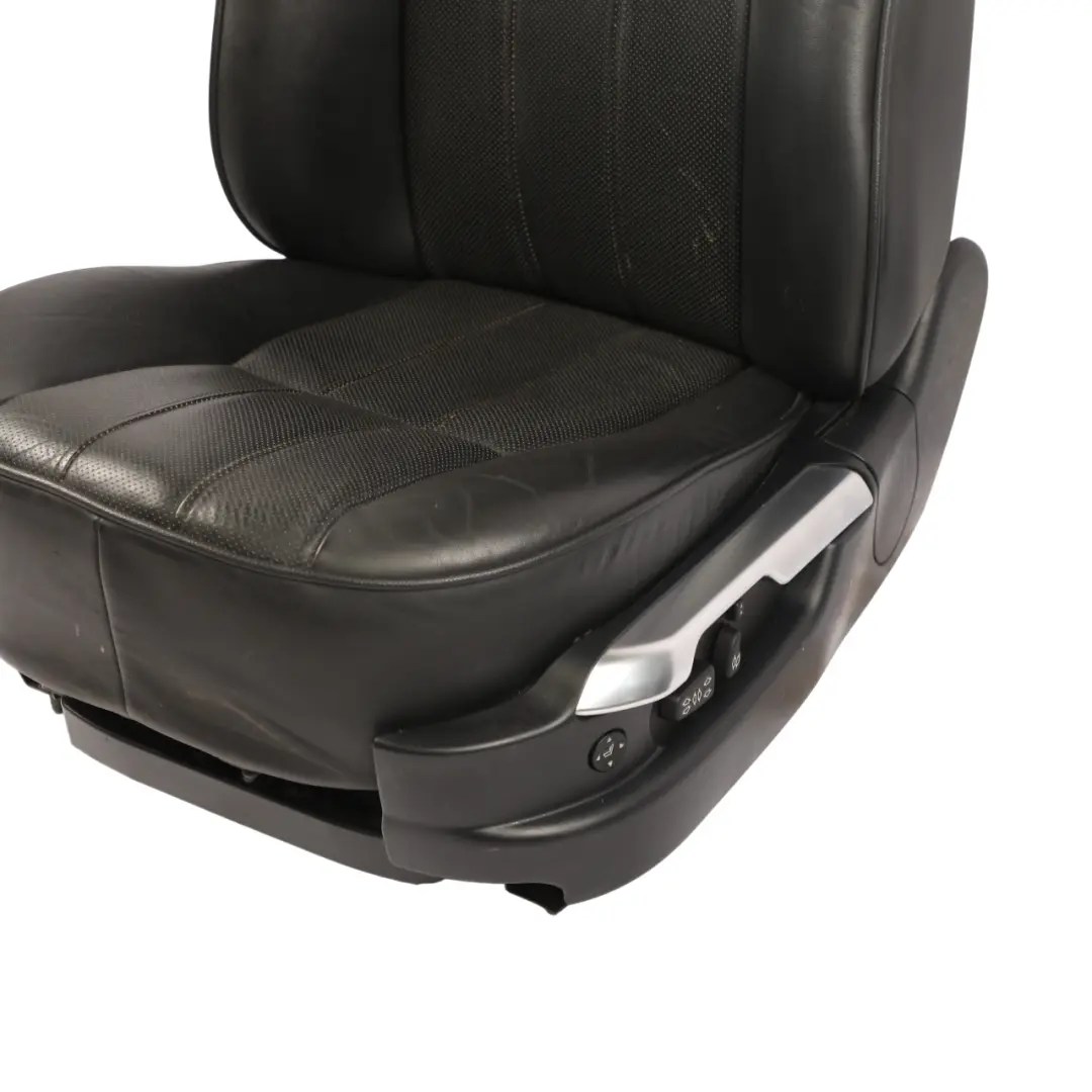 Range Rover Vogue L322 Front Seat Electric Heated Left N/S Black Leather - SKU RHD-HBA501590PVA - Part number HBA501590PVA
