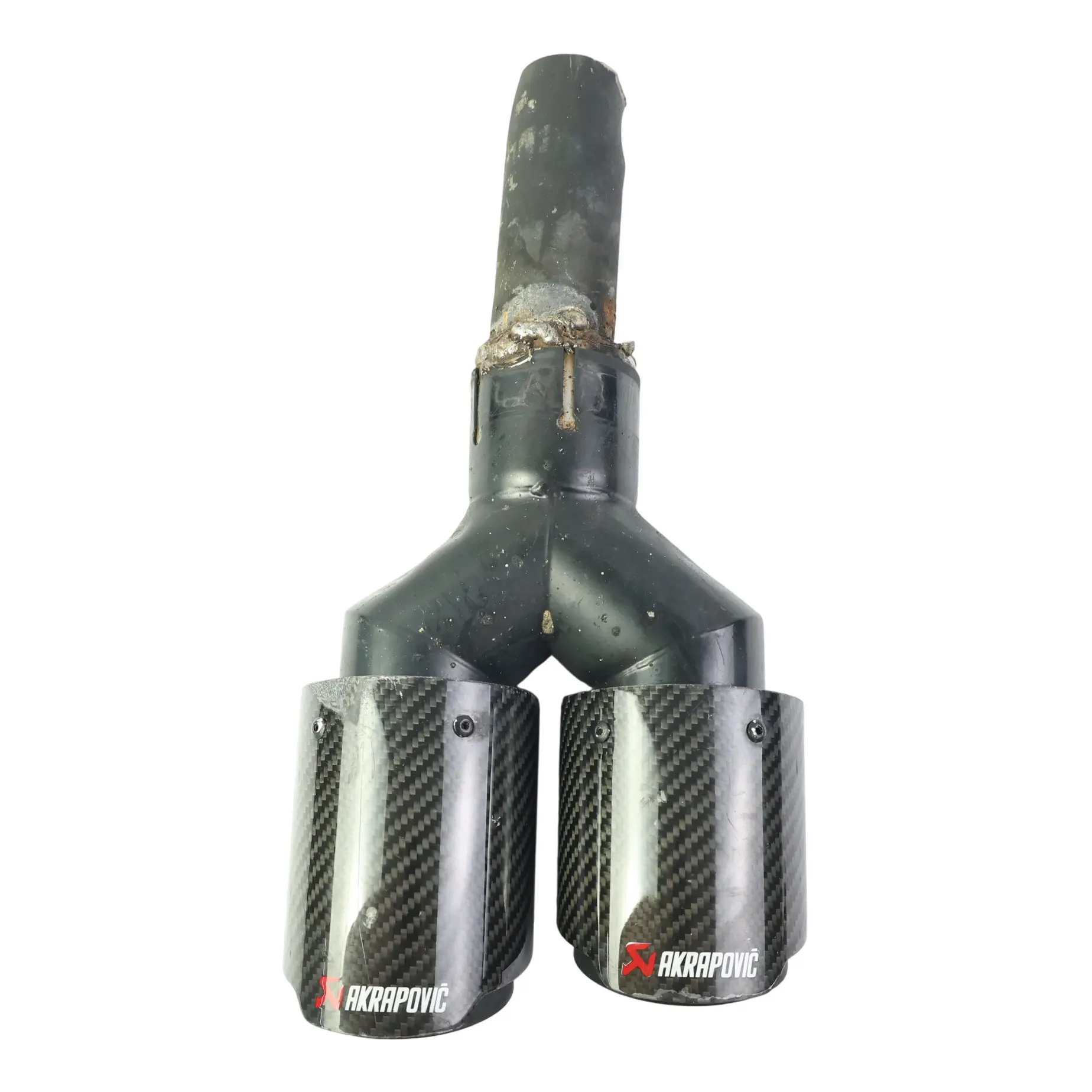 Audi S4 B8 Exhaust Tips Akrapovic Muffler Pipes Set Carbon Fibre TP-CT/10
