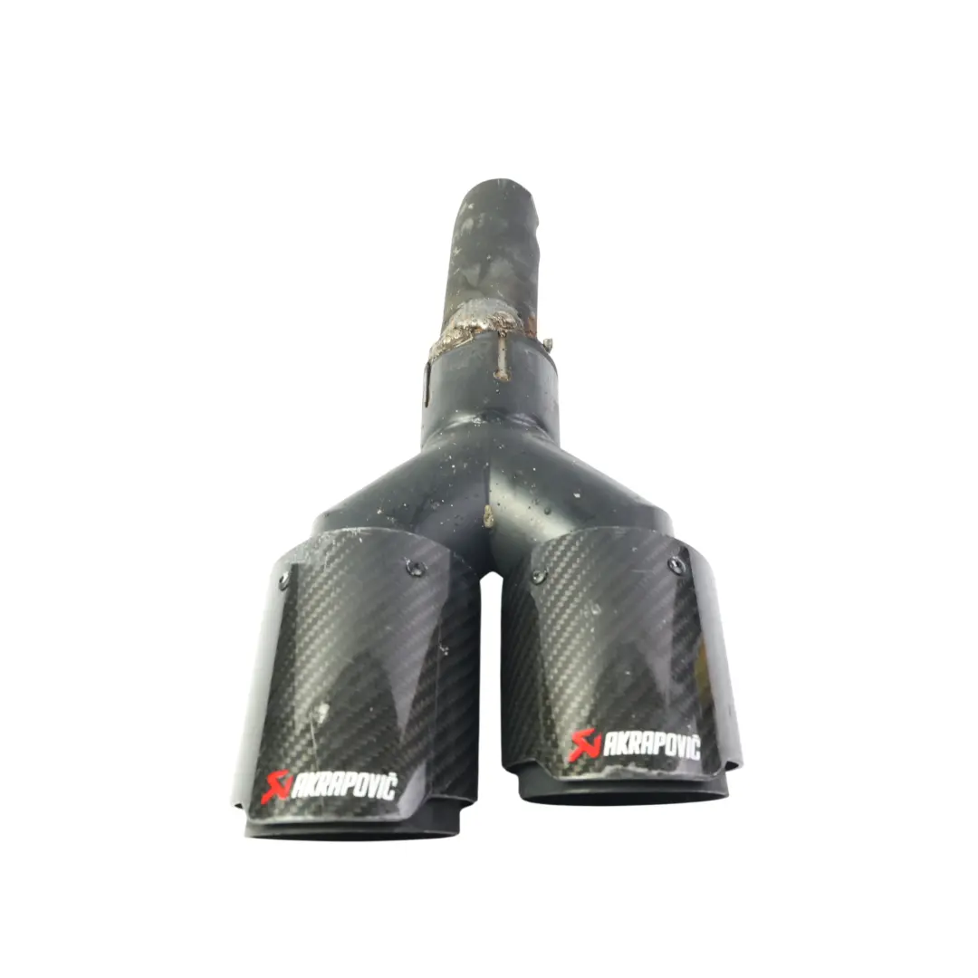 Audi S4 B8 Exhaust Tips Akrapovic Muffler Pipes Set Carbon Fibre TP-CT/10 - SKU TP-CT10-1 - Part number TP-CT10