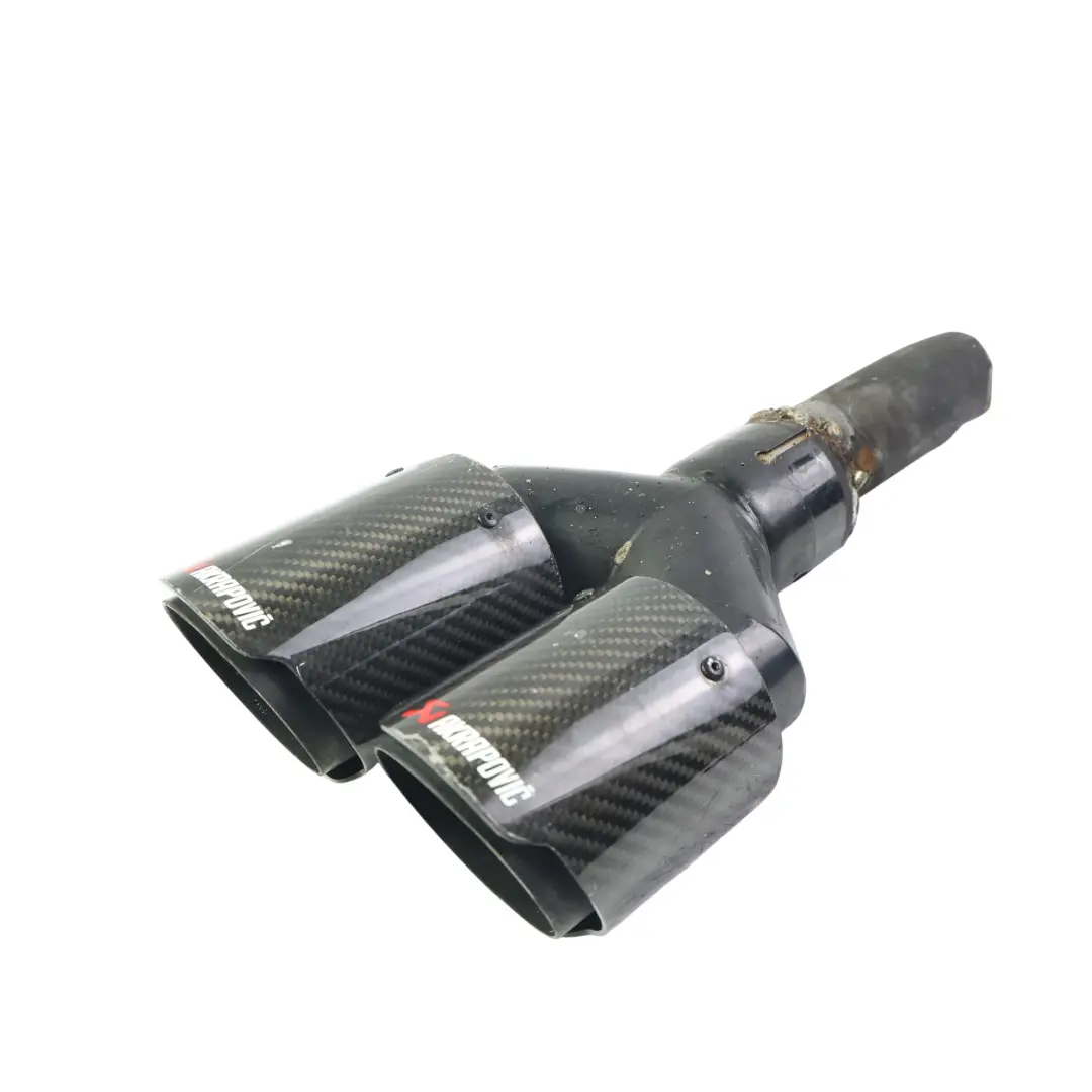 Audi S4 B8 Exhaust Tips Akrapovic Muffler Pipes Set Carbon Fibre TP-CT/10 - SKU TP-CT10-1 - Part number TP-CT10