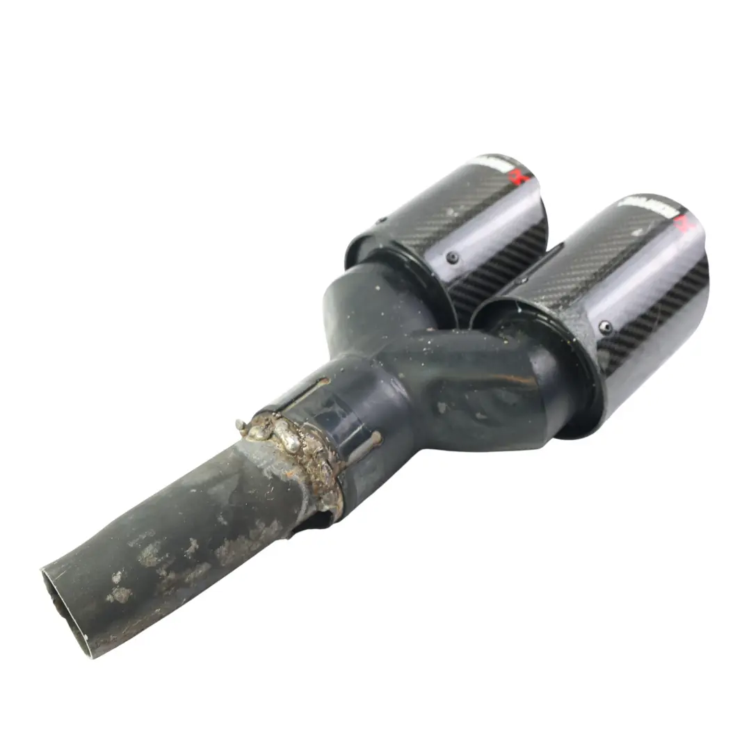 Audi S4 B8 Exhaust Tips Akrapovic Muffler Pipes Set Carbon Fibre TP-CT/10 - SKU TP-CT10-1 - Part number TP-CT10