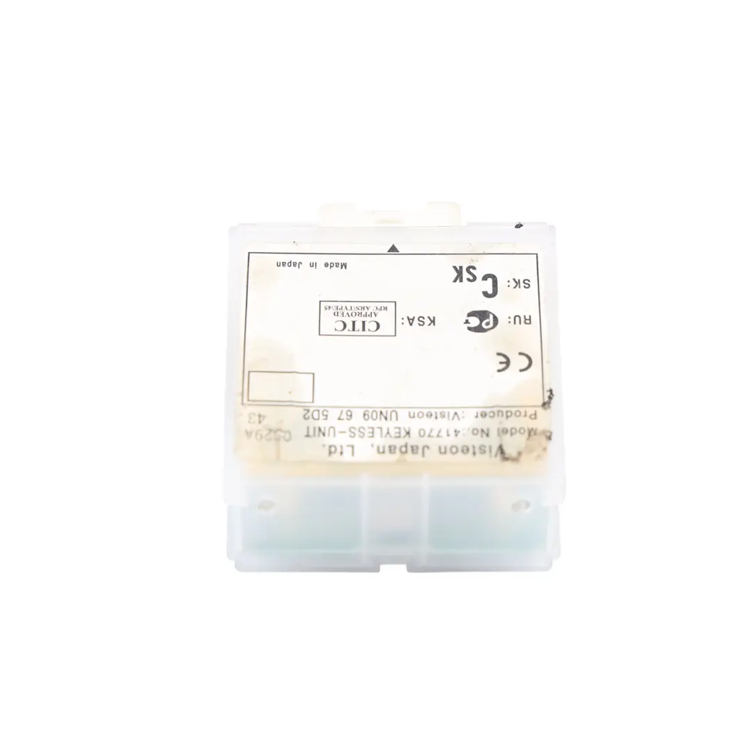 Ford Ranger Mk4 Keyless Entry Steuergerät Modul Visteon 41770 - SKU UN09675D2 - Teilenummer UN09675D2