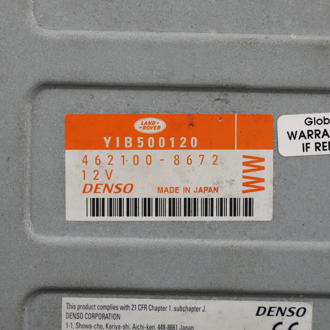 Land Rover Discovery 3 L319 Sport L320 Sat Navigation DVD Reader - SKU YIB500120 - Part number YIB500120