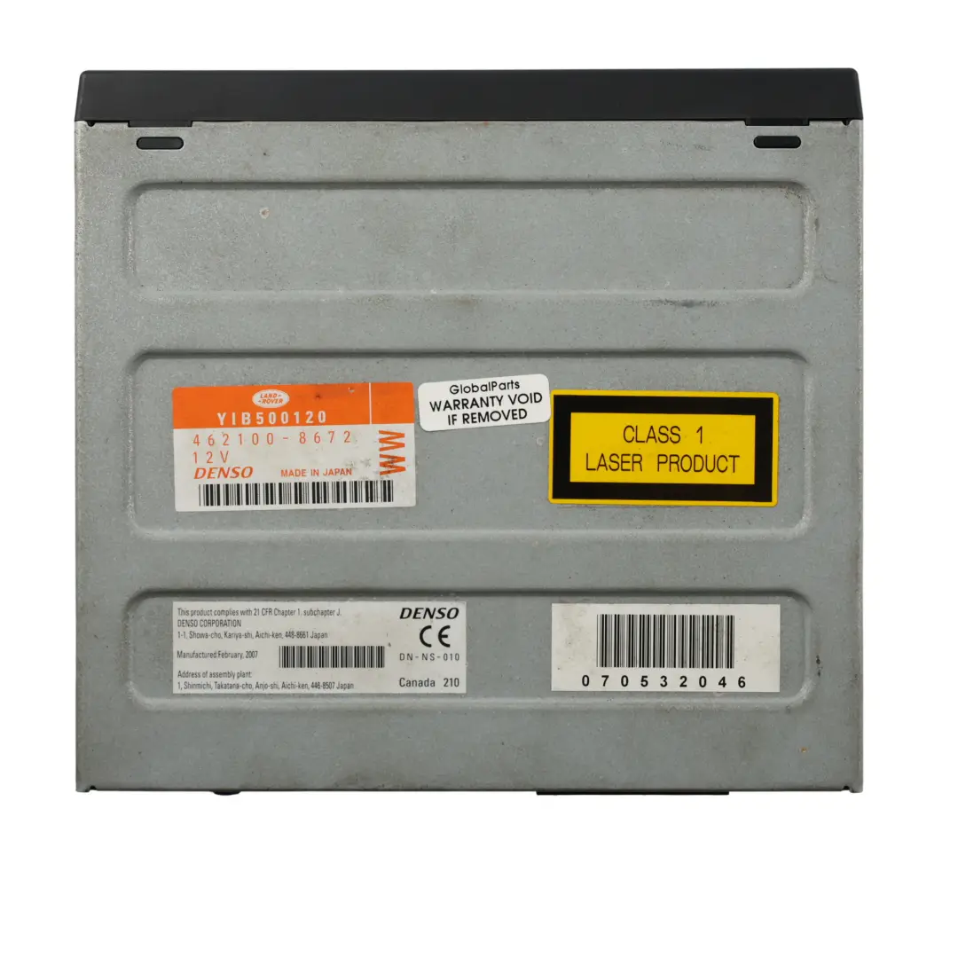 Land Rover Discovery 3 L319 Sport L320 Sat Navigation DVD Reader - SKU YIB500120 - Part number YIB500120