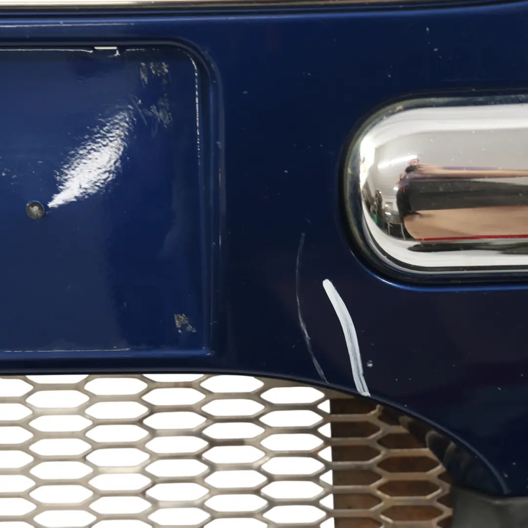 Front Bumper Complete Trim Panel Indi Blue Metallic - 862 to Mini R50 with Part number 0029895 Mini R50 Front Bumper Complete Trim Panel Indi Blue Metallic - 862 - SKU 0029895-IB - Part number 0029895