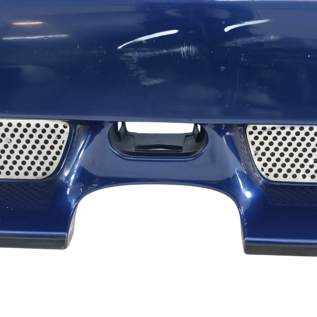 Bumper Trim Panel Cover Covering Indi Blue Metallic - 862 to Mini R53 Cooper S Rear with Part number 0029957 Mini R53 Cooper S Rear Bumper Trim Panel Cover Covering Indi Blue Metallic - 862 - SKU 0029957-IB - Part number 0029957