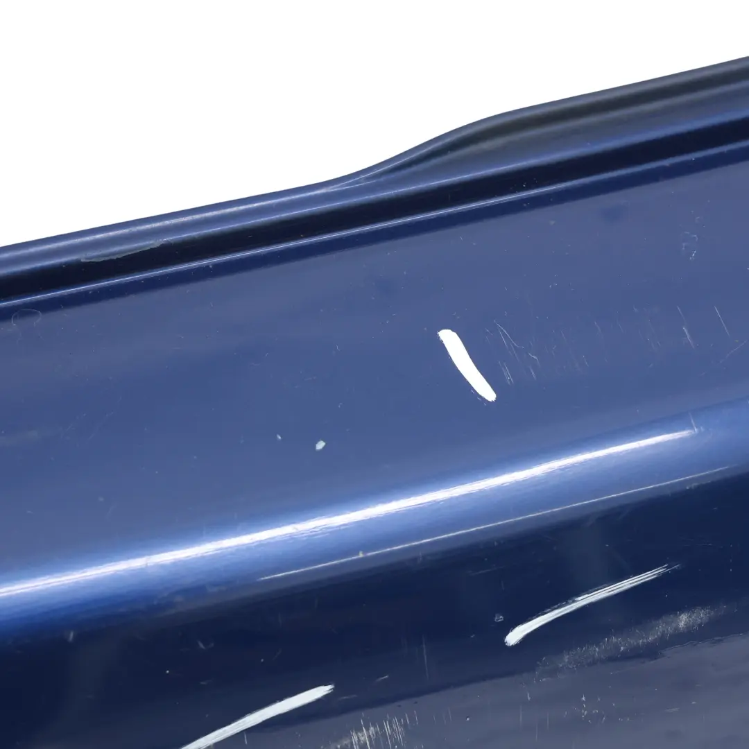 Bumper Trim Panel Cover Covering Indi Blue Metallic - 862 to Mini R53 Cooper S Rear with Part number 0029957 Mini R53 Cooper S Rear Bumper Trim Panel Cover Covering Indi Blue Metallic - 862 - SKU 0029957-IB - Part number 0029957