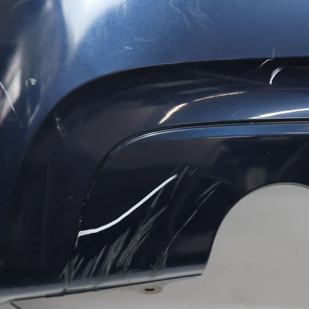 Bumper BMW F20 F21 Trim Panel Cover PDC Tiefseeblau Blue Metallic - A76 to Rear with Part number 0038877 Rear Bumper BMW F20 F21 Trim Panel Cover PDC Tiefseeblau Blue Metallic - A76 - SKU 0038877-DSB - Part number 0038877