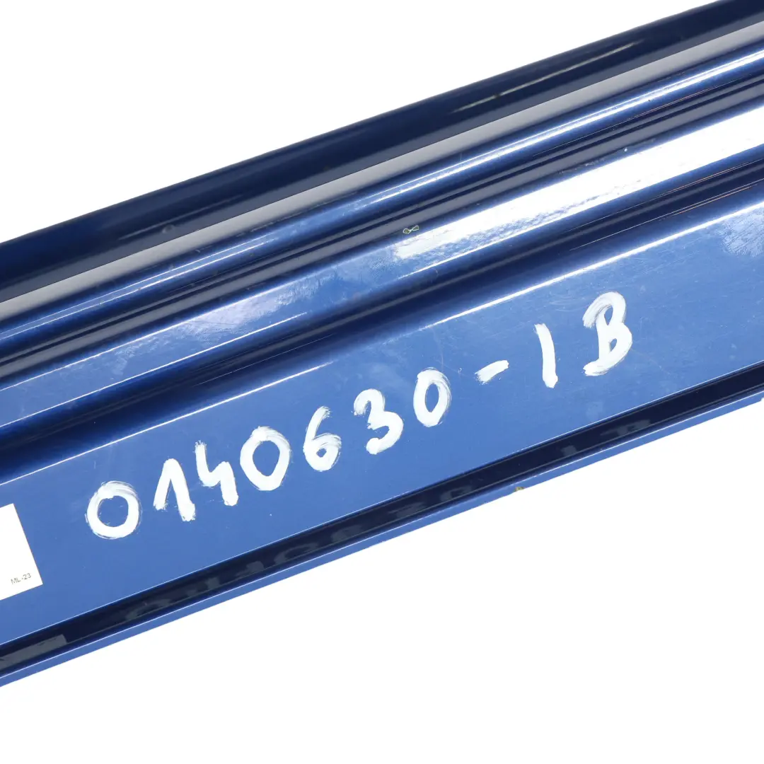 BMW Mini R50 R53 JCW Aerokit Schwellerleiste Schweller Links Indi Blue Blau - SKU 0140630-IB - Teilenummer 0140630