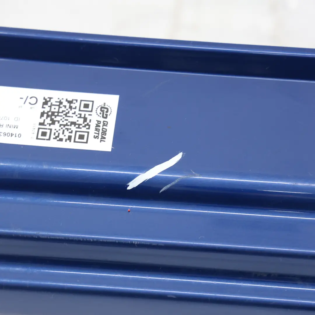 Aerokit Schwellerleiste Schweller Links Indi Blue Blau für BMW Mini R50 R53 JCW mit Teilenummer 0140630 BMW Mini R50 R53 JCW Aerokit Schwellerleiste Schweller Links Indi Blue Blau - SKU 0140630-IB - Teilenummer 0140630