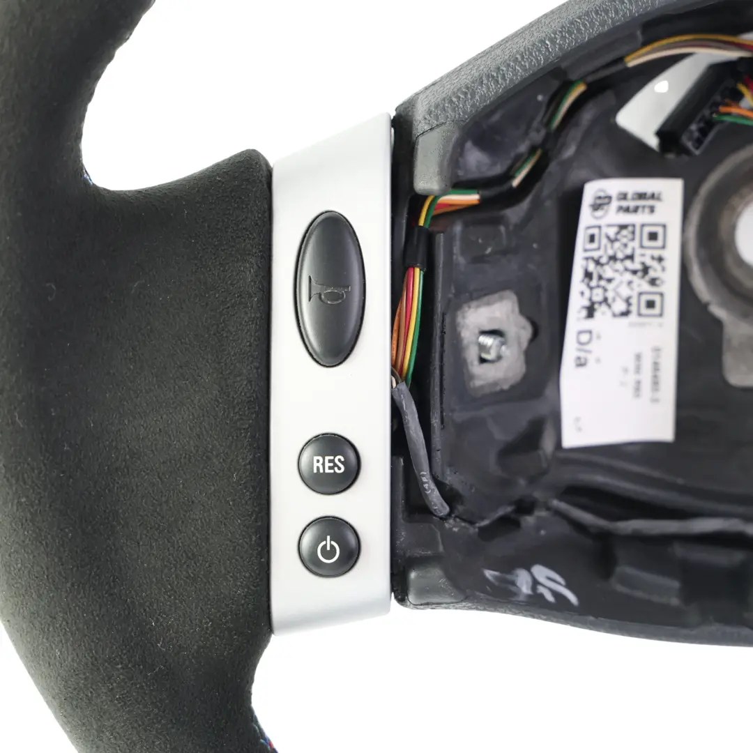 Mini Cooper R50 NEW Black Leather / Alcantara Sport Steering Wheel Multifunction - SKU 0146480-3 - Part number 0146480