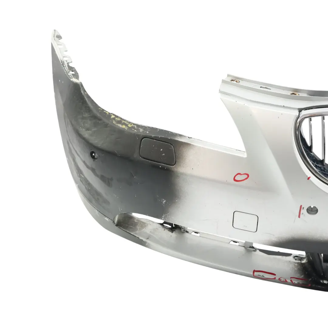 BMW E60 E61 Front Bumper Trim Panel Titansilber Titan Silver Metallic - 354 - SKU 0149246-TS - Part number 0149246