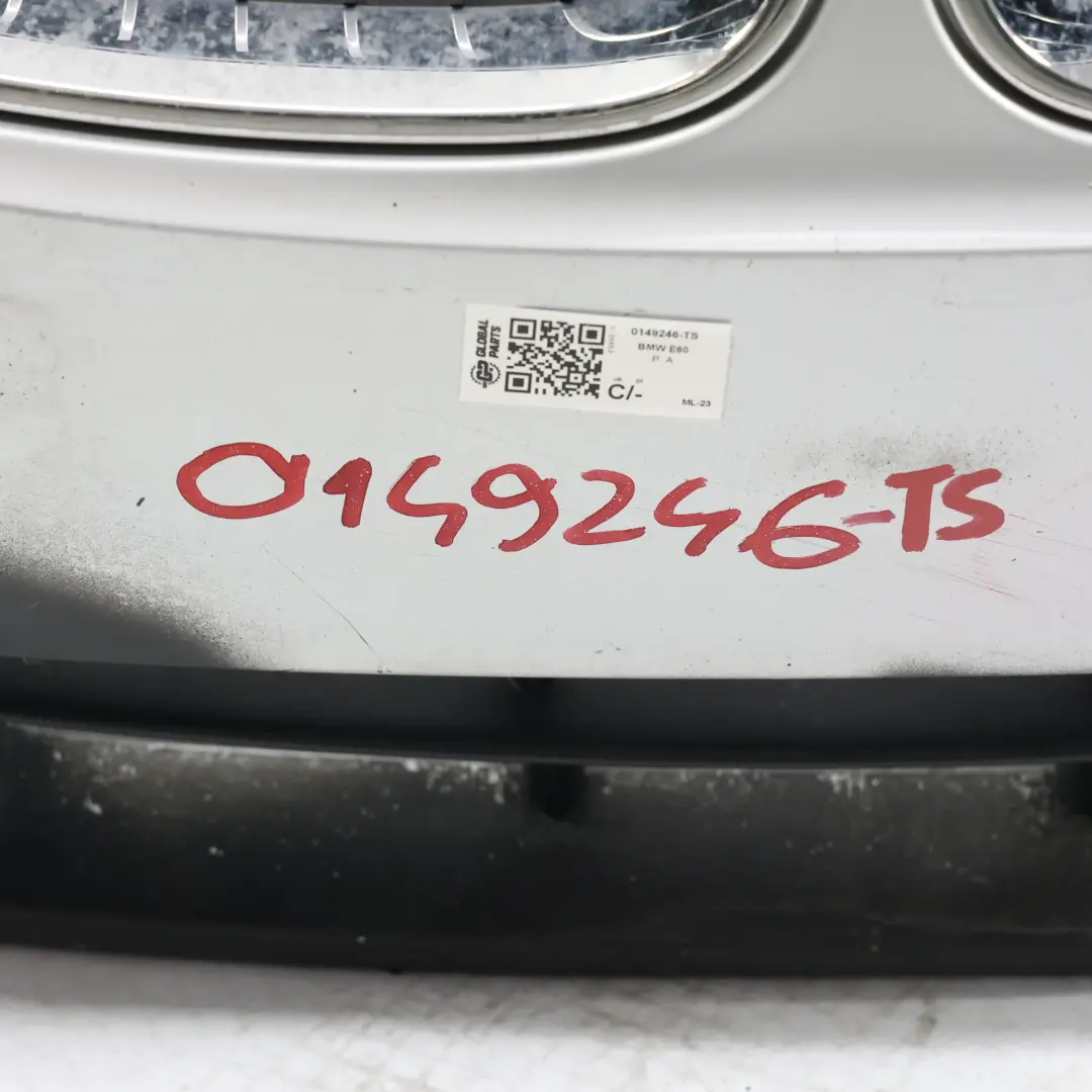 BMW E60 E61 Front Bumper Trim Panel Titansilber Titan Silver Metallic - 354 - SKU 0149246-TS - Part number 0149246