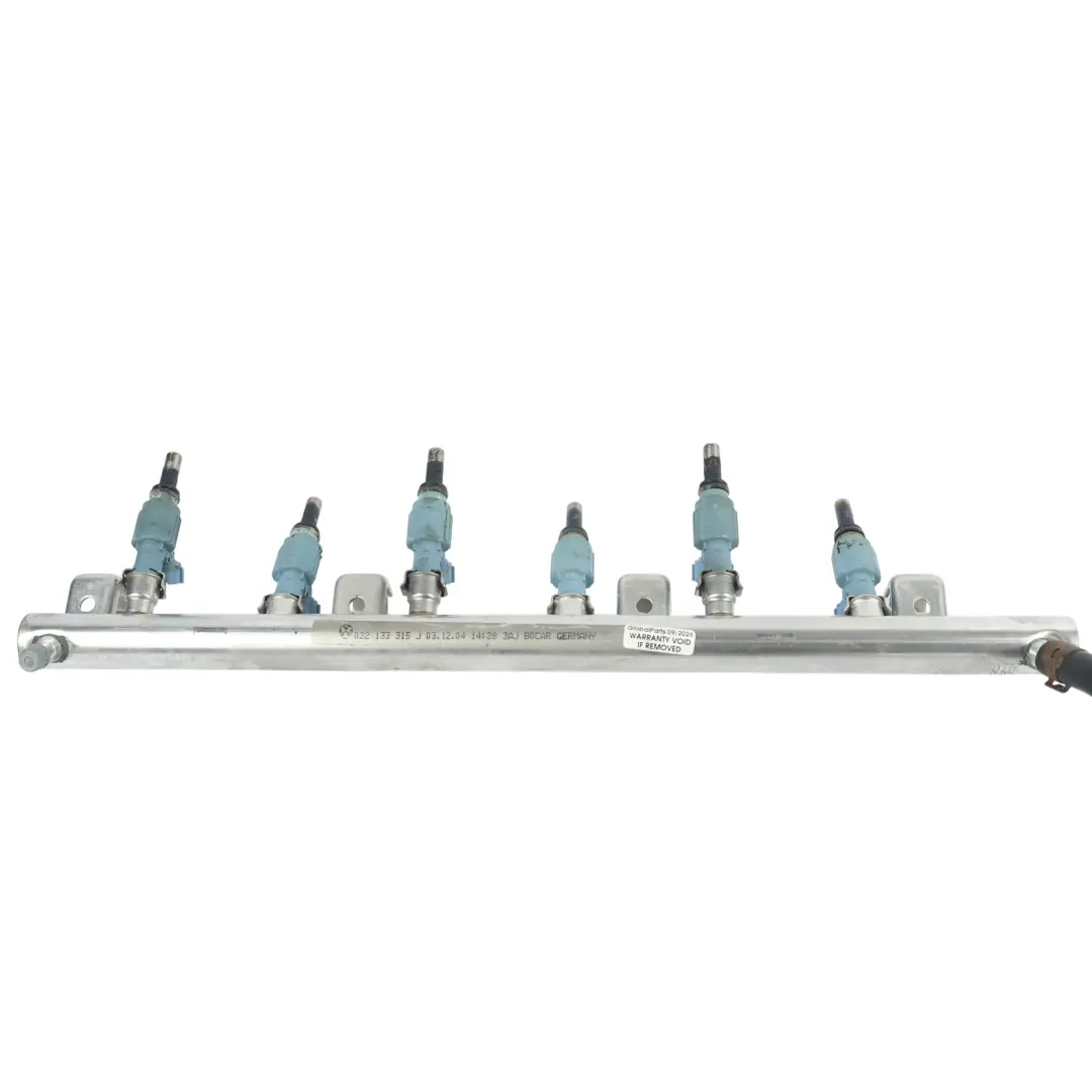 7L Porsche Cayenne 9PA Fuel Rail Line Injectors 3.2 V6 022133315J to VW Touareg with Part number 022133317J VW Touareg 7L Porsche Cayenne 9PA Fuel Rail Line Injectors 3.2 V6 022133315J - SKU 022133317J-1 - Part number 022133317J