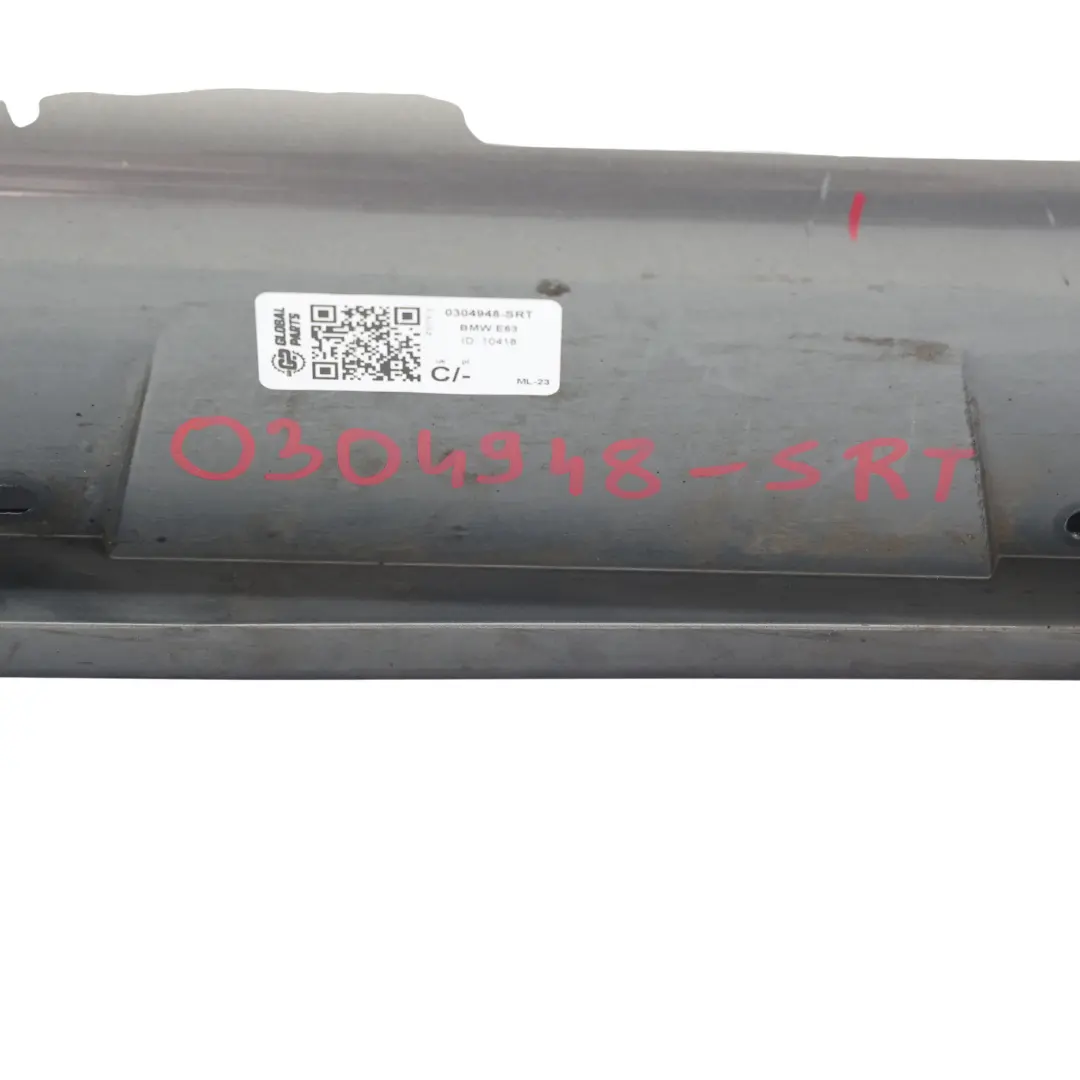 BMW 6 E63 E64 Türschwelle Seitenabdeckung Rechts Stratusgrau Metallic 440 - SKU 0304948-SRT - Teilenummer 0304948