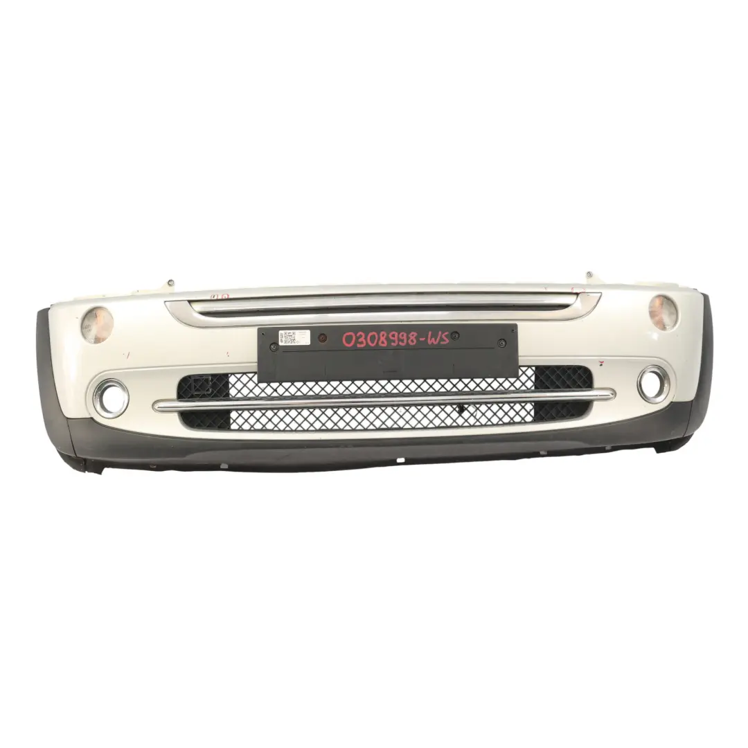 Mini R50 R52 Zderzak Przedni White Silver Metalik - A62 - SKU 0308998-WS - Numer Części 0308998