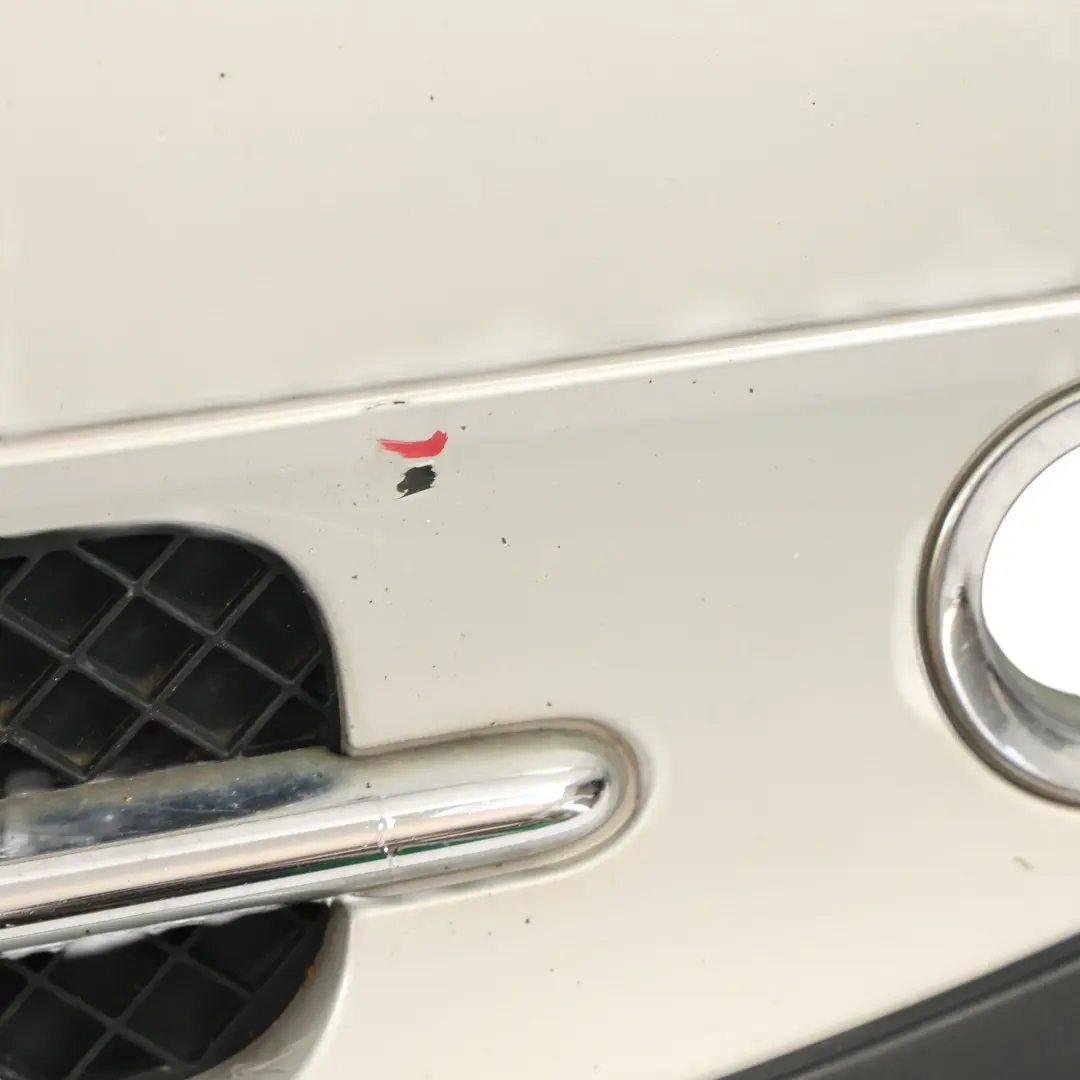 Front Bumper Cover Panel White Silver Metallic - A62 to Mini R50 R52 with Part number 0308998 Mini R50 R52 Front Bumper Cover Panel White Silver Metallic - A62 - SKU 0308998-WS - Part number 0308998
