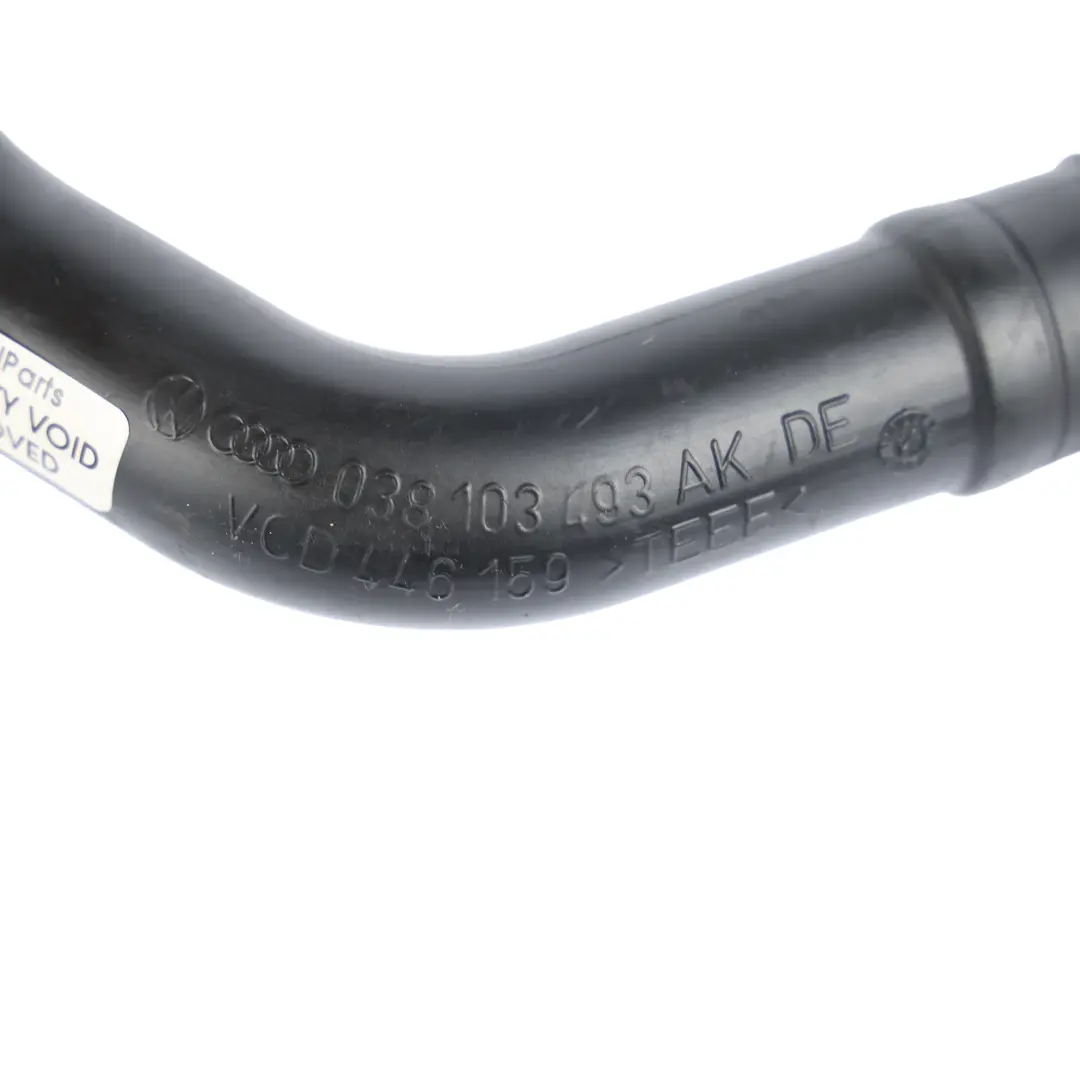 Volkswagen Golf 1K Caddy 2K Durite Reniflard Carter - SKU 038103493AK - Numéro de pièce 038103493AK