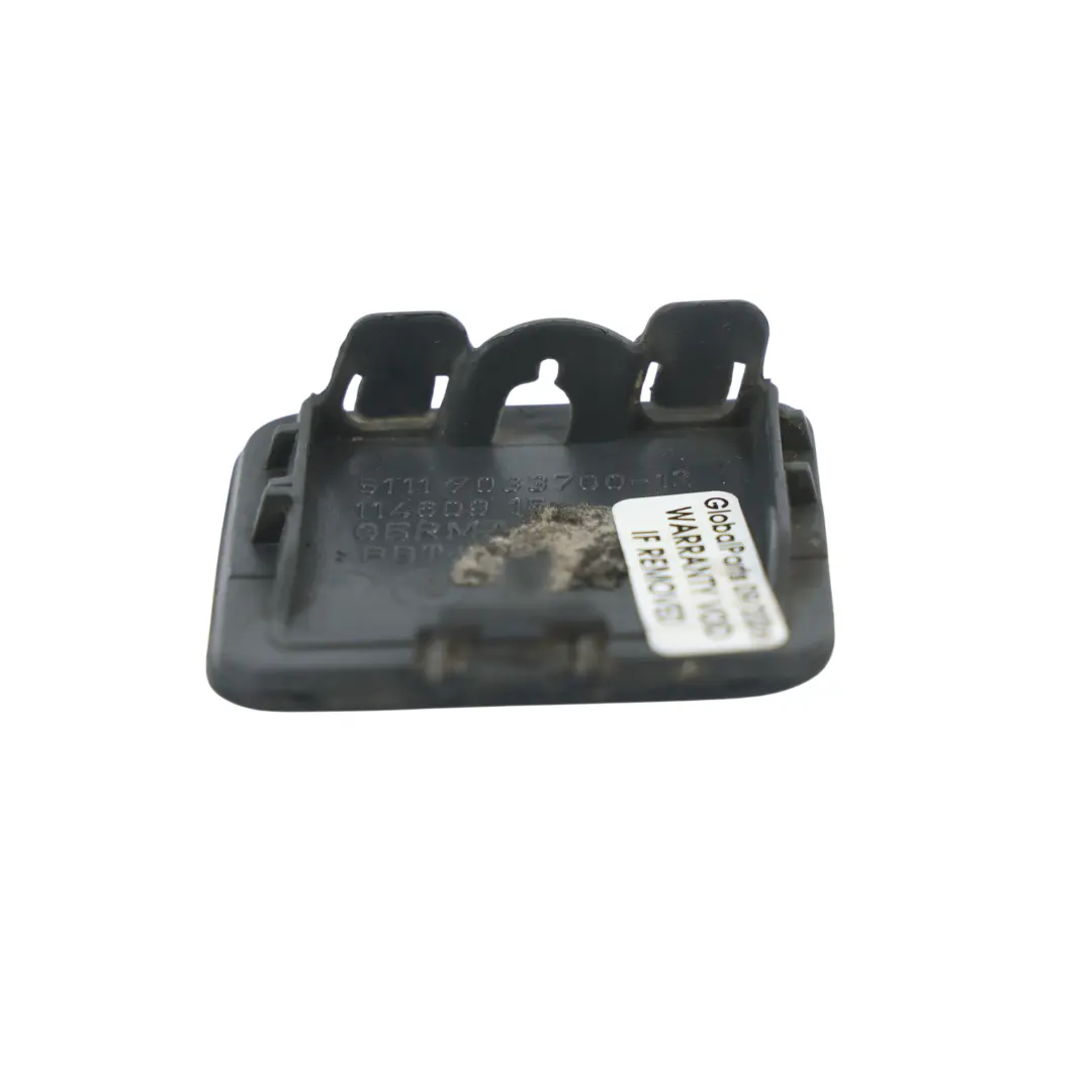 BMW E60 M Sport Coperchio Gancio Traino Paraurti Posteriore Nero Zaffiro - SKU 0395209-BS - Numero di parte 7033700