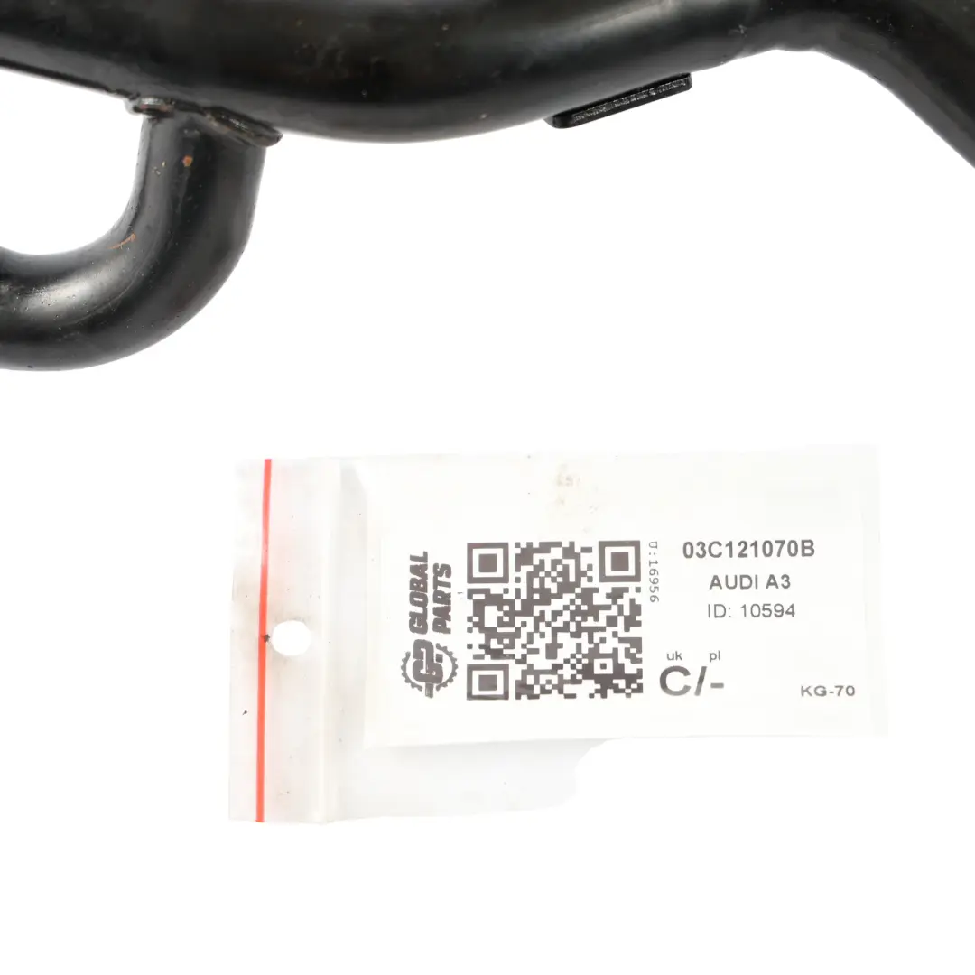 Water Pipe Hose Line Engine Cooling Coolant Unit Hose to Audi A3 8P with Part number 03C121070B Audi A3 8P Water Pipe Hose Line Engine Cooling Coolant Unit Hose - SKU 03C121070B - Part number 03C121070B