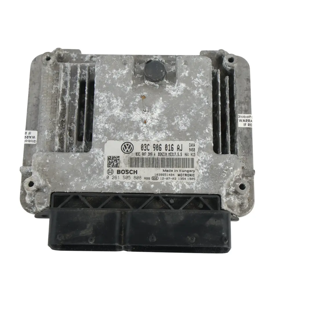 Volkswagen Golf 5K CAXA 122HP Motor Steuergerät Kit Automatik - SKU 03C906016AJ - Teilenummer 03C906016AJ