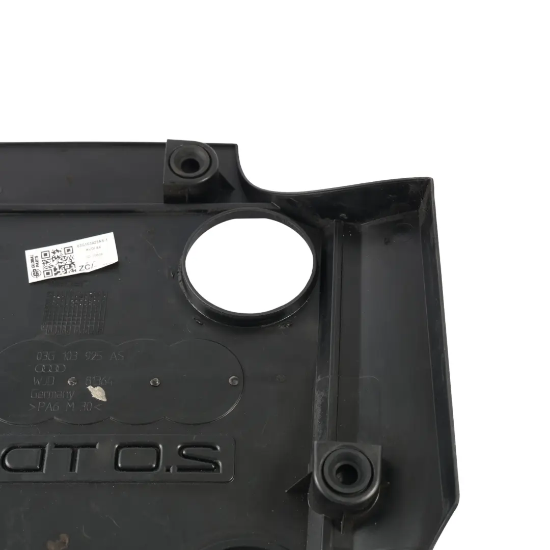 Audi A4 B7 Engine Top Cover Insulation Panel Trim 2.0 TDI - SKU 03G103925AS-1 - Part number 03G103925AS