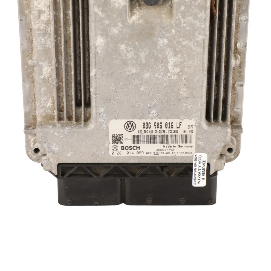 VW Caddy 2K Engine Control Unit ECU 70 HP 2.0 Diesel BST Manual - SKU 03G906016LF - Part number 03G906016LF