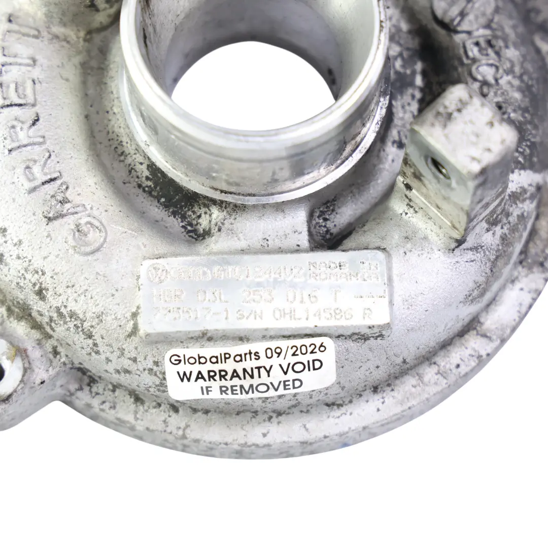 Volkswagen VW Golf Mk6 Passat B7 Turbocharger Upper Cover 1.6 TDI - SKU 03L253016T-3 - Part number 03L253016T
