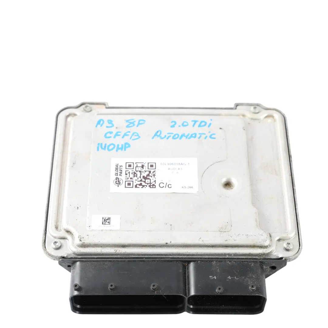 Audi A3 8P 2.0 TDI 140HP CFFB Sterownik Silnika Automat - SKU 03L906018AG-1 - Numer Części 03L906018AG