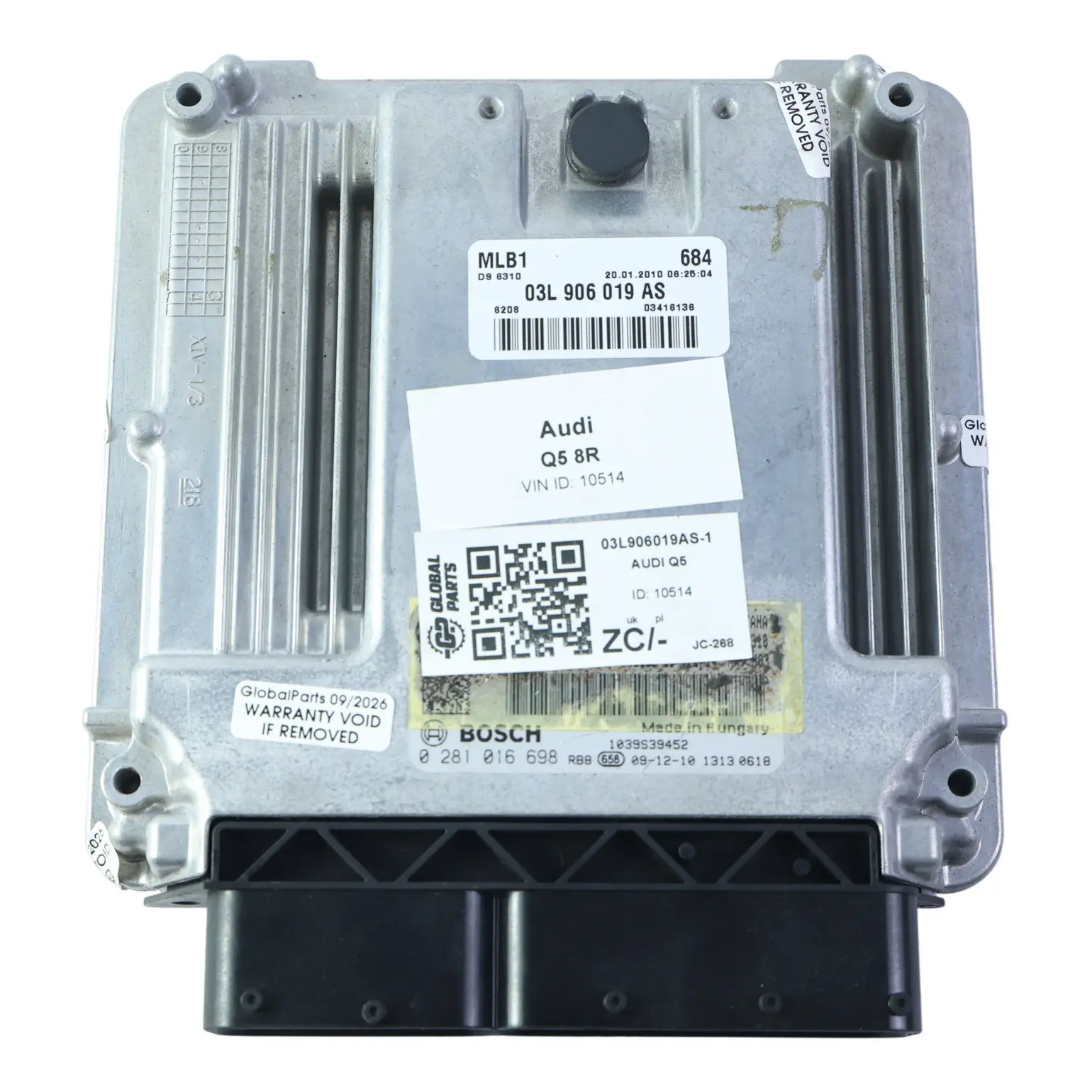 Audi Q5 8R 2.0 TDI 170HP Quattro Engine Control Module ECU 03L906019AS Automatic