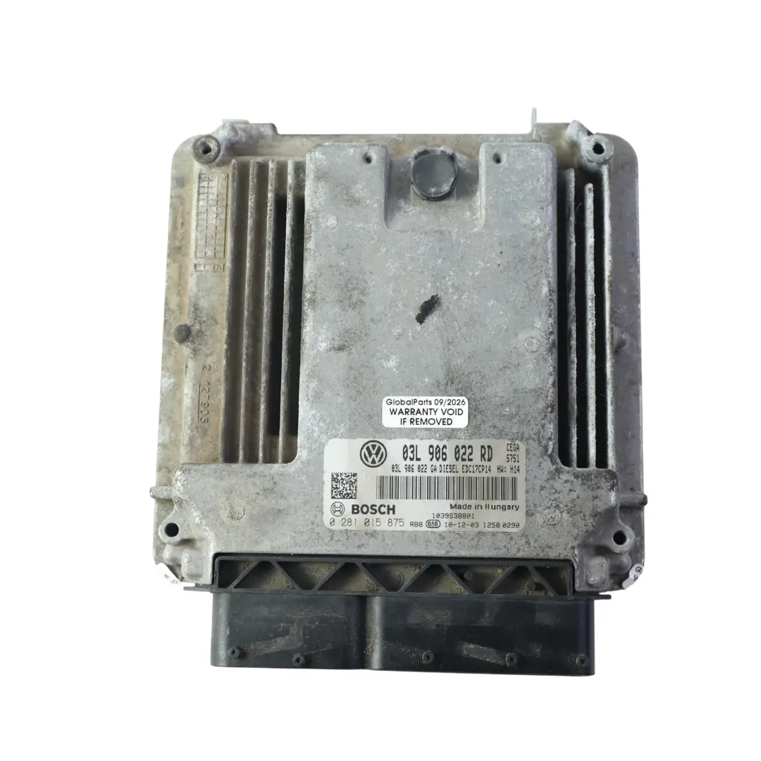 MK2 VRS 2.0 TDI CEGA Motor Steuergerät Kit Manuell für Skoda Octavia mit Teilenummer 03L906022RD Skoda Octavia MK2 VRS 2.0 TDI CEGA Motor Steuergerät Kit Manuell - SKU 03L906022RD-1 - Teilenummer 03L906022RD