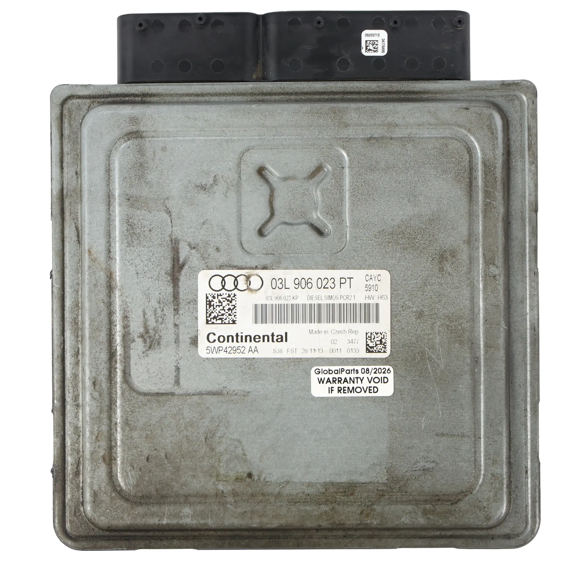 Audi A3 8P 1.6 TDI 105HP CAYC Diesel Engine Control Unit ECU Module 03L906023PT