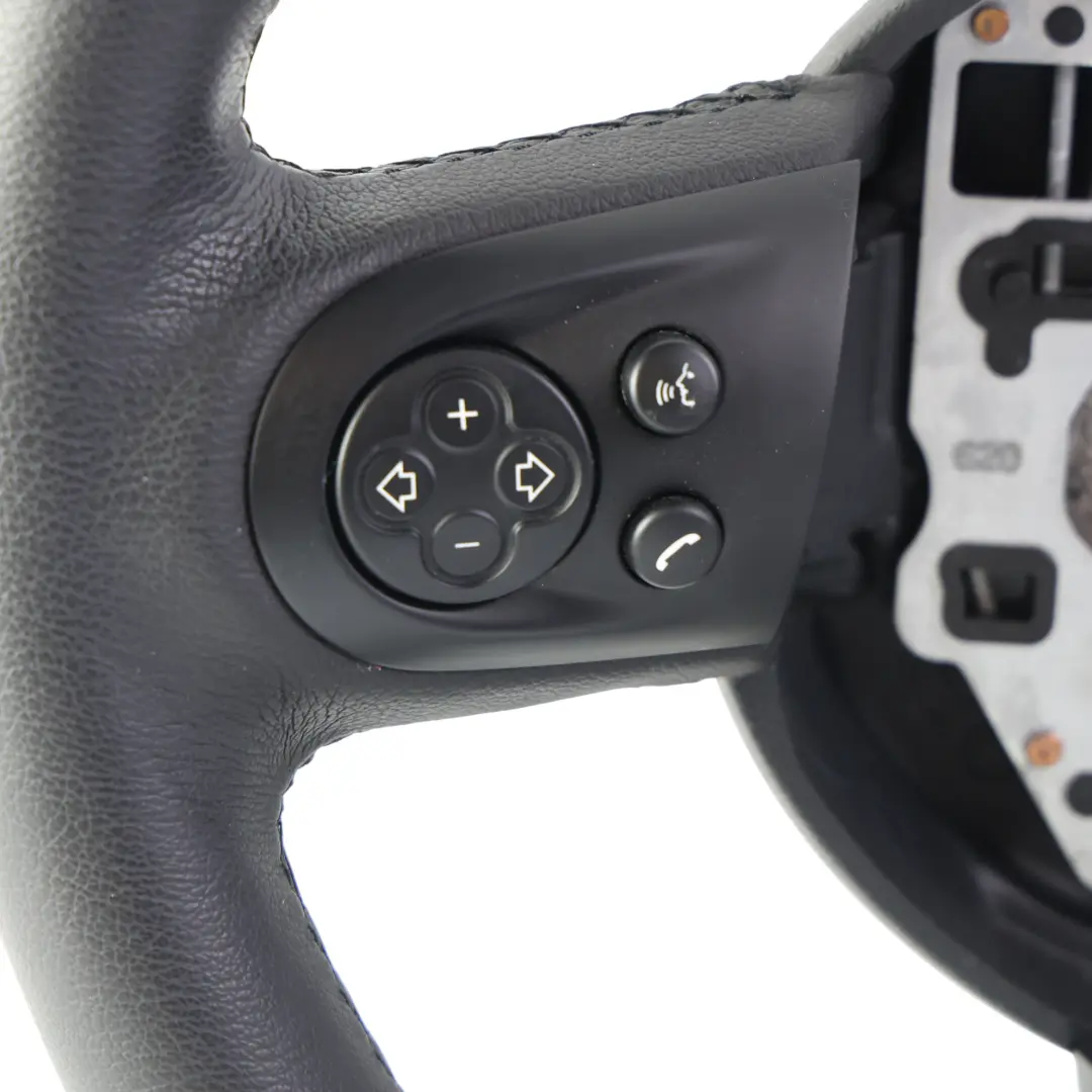 Lenkrad JCW Sport Schwarz Leder Alcantara für Mini R55 R56 R57 R58 R60 mit Teilenummer 0416250 Mini R55 R56 R57 R58 R60 Lenkrad JCW Sport Schwarz Leder Alcantara - SKU 0416250 - Teilenummer 0416250