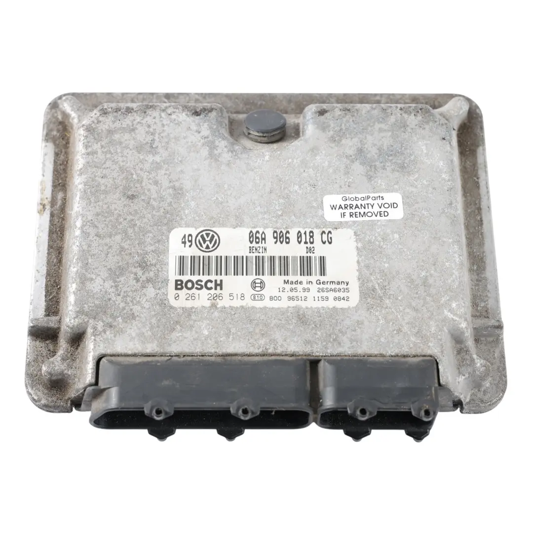 Volkswagen Golf GTI 1J Calculateur Moteur 1.8 Essence 150CH Manuelle - SKU 06A906018CG - Numéro de pièce 06A906018CG