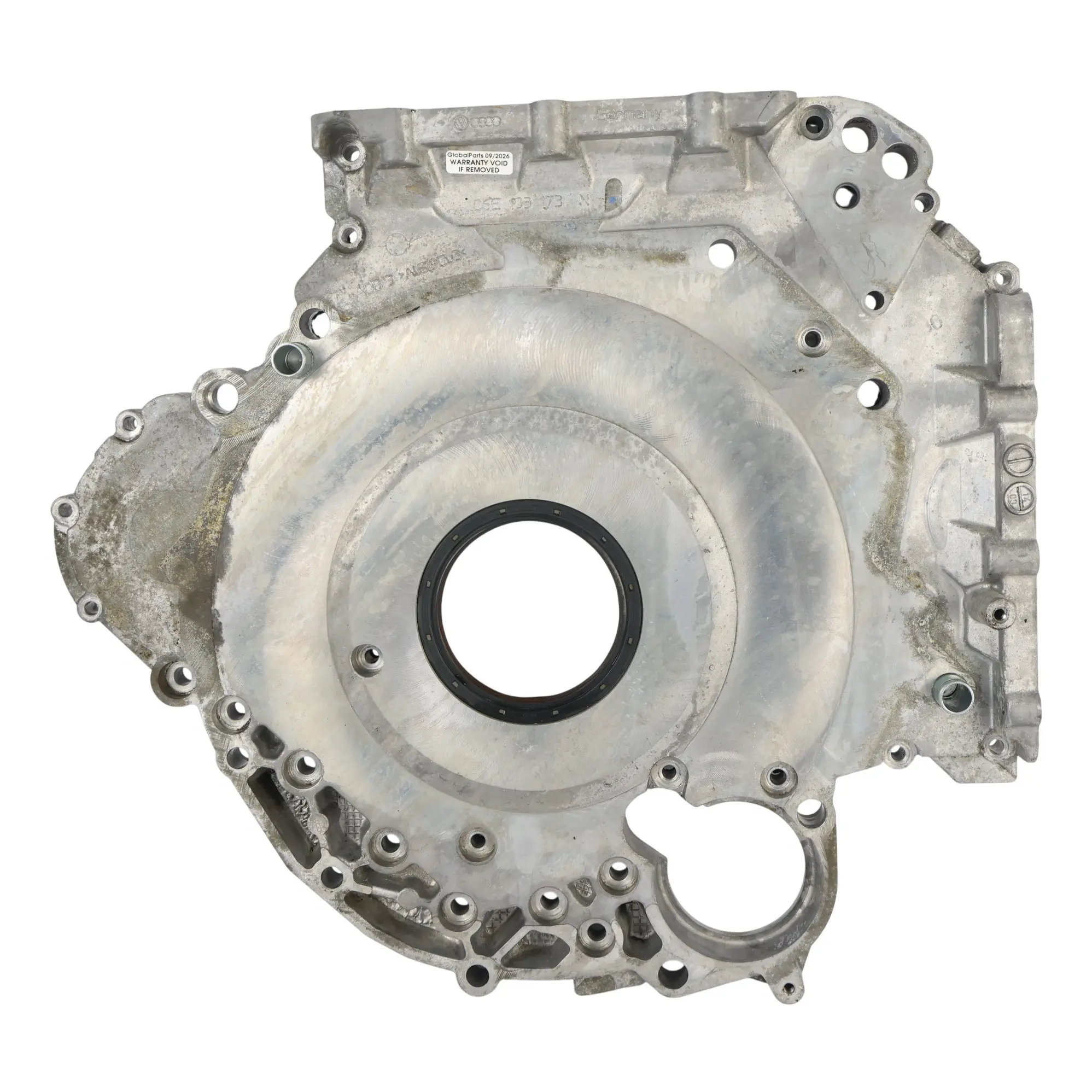 Audi A8 D3 Copertura Testata Flangia Tenuta Posteriore 3.2 FSI BPK 06E103173N