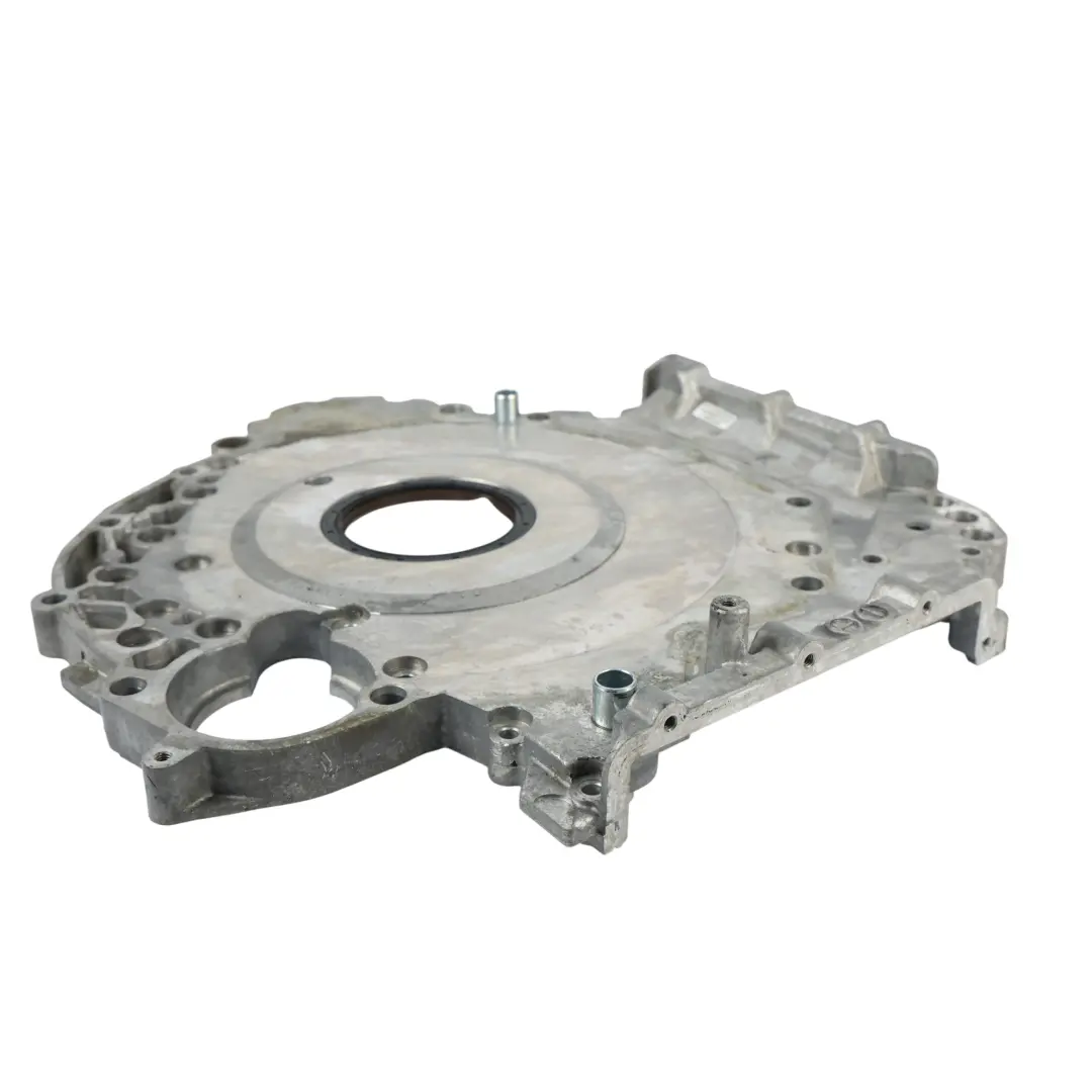 Tapa Carter Culata Junta Brida Trasera 3.2 FSI BPK 06E103173N para Audi A8 D3 con número de pieza 06E103171J Audi A8 D3 Tapa Carter Culata Junta Brida Trasera 3.2 FSI BPK 06E103173N - SKU 06E103171J - Número de pieza 06E103171J