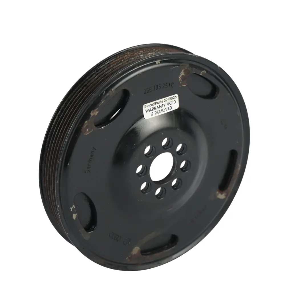 Audi A8 D4 Kurbelwelle Schwingungsdämpfer Riemenscheibe 3.2 FSI - SKU 06E105251C - Teilenummer 06E105251C