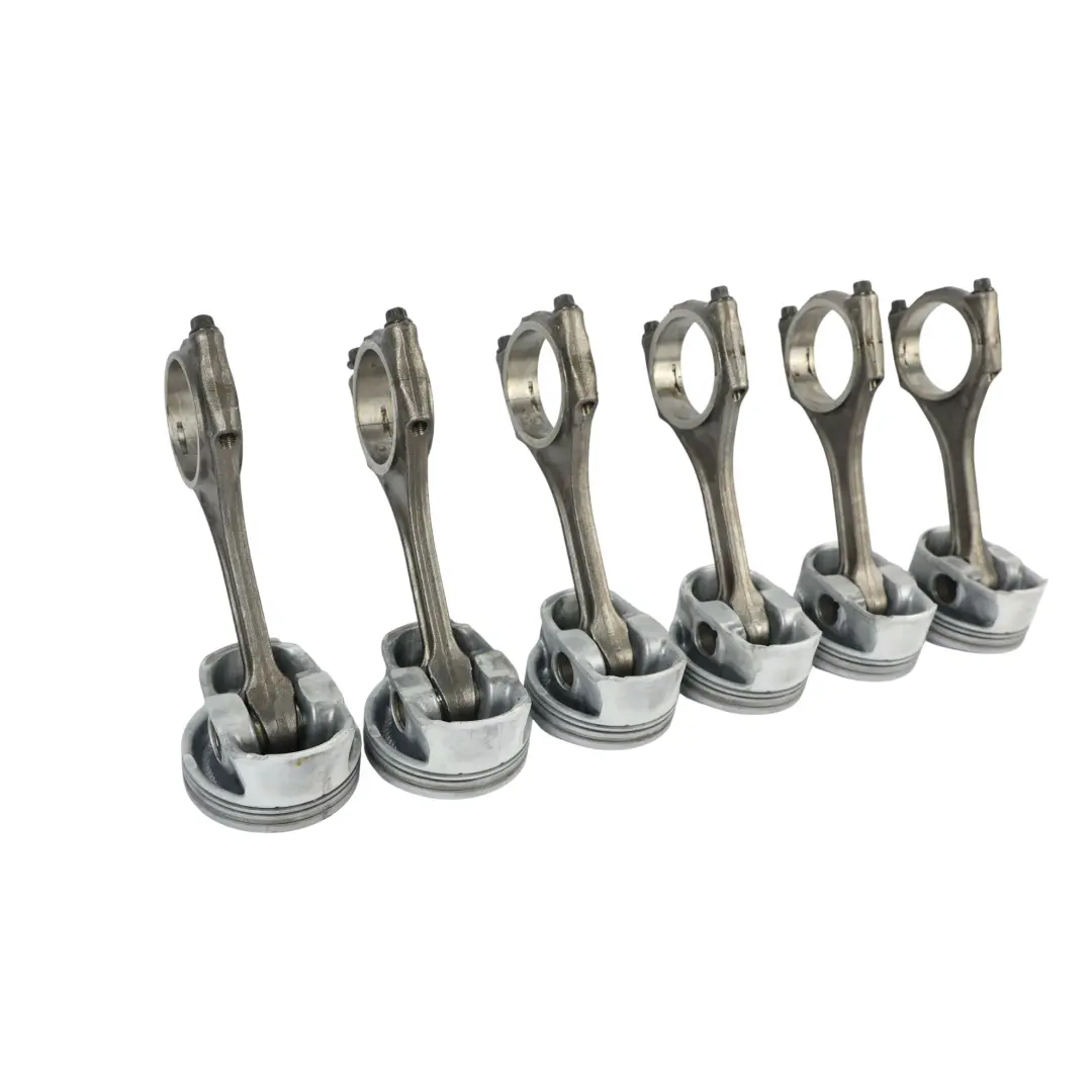 Audi A8 D3 3.2 FSI Quattro BPK Engine Piston 1-3 4-6 Set 06E107066CK 06E107065CK - SKU 06E107066CK-06E107065CK - Part number 06E107066CK-06E107065CK