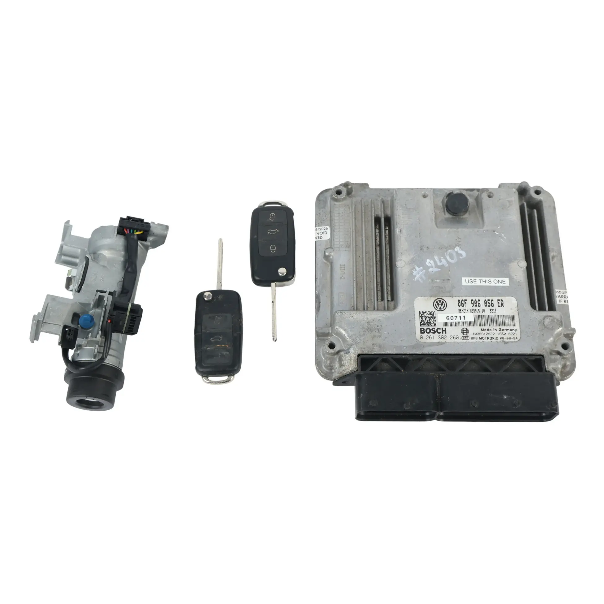 Skoda Octavia 1Z Centralina Motore 2.0 Benzina BVY Manuale 06F906056ER Kit