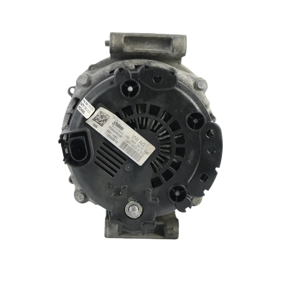 Alternatore 14V 180A 2.0 TFSI per Porsche Macan 95B con numero di parte 06H903018E Porsche Macan 95B Alternatore 14V 180A 2.0 TFSI - SKU 06H903018E - Numero di parte 06H903018E
