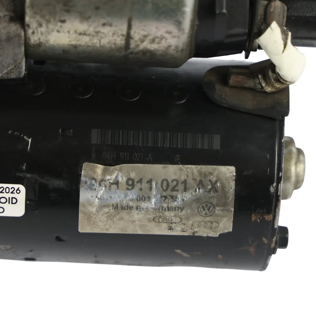 Audi A5 8T 2.0 TFSI Gasolina Motor Arranque Actuador - SKU 06H911021AX - Número de pieza 06H911021AX
