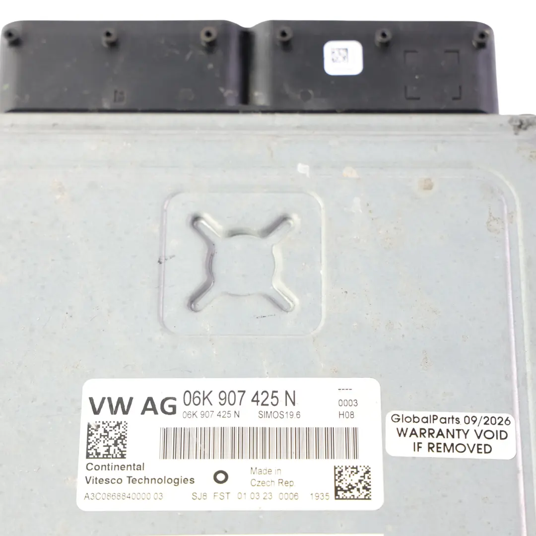 VW Golf Mk8 CD1 2.0 TFSI DNFG 321HP Quattro Engine ECU Automatic - SKU 06K907425N-2 - Part number 06K907425N
