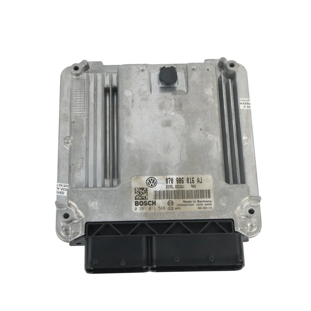 ECU Motor 2.5 TDI 130HP Automático para Volkswagen Transporter T5 con número de pieza 070906016AJ Volkswagen Transporter T5 ECU Motor 2.5 TDI 130HP Automático - SKU 070906016AJ - Número de pieza 070906016AJ