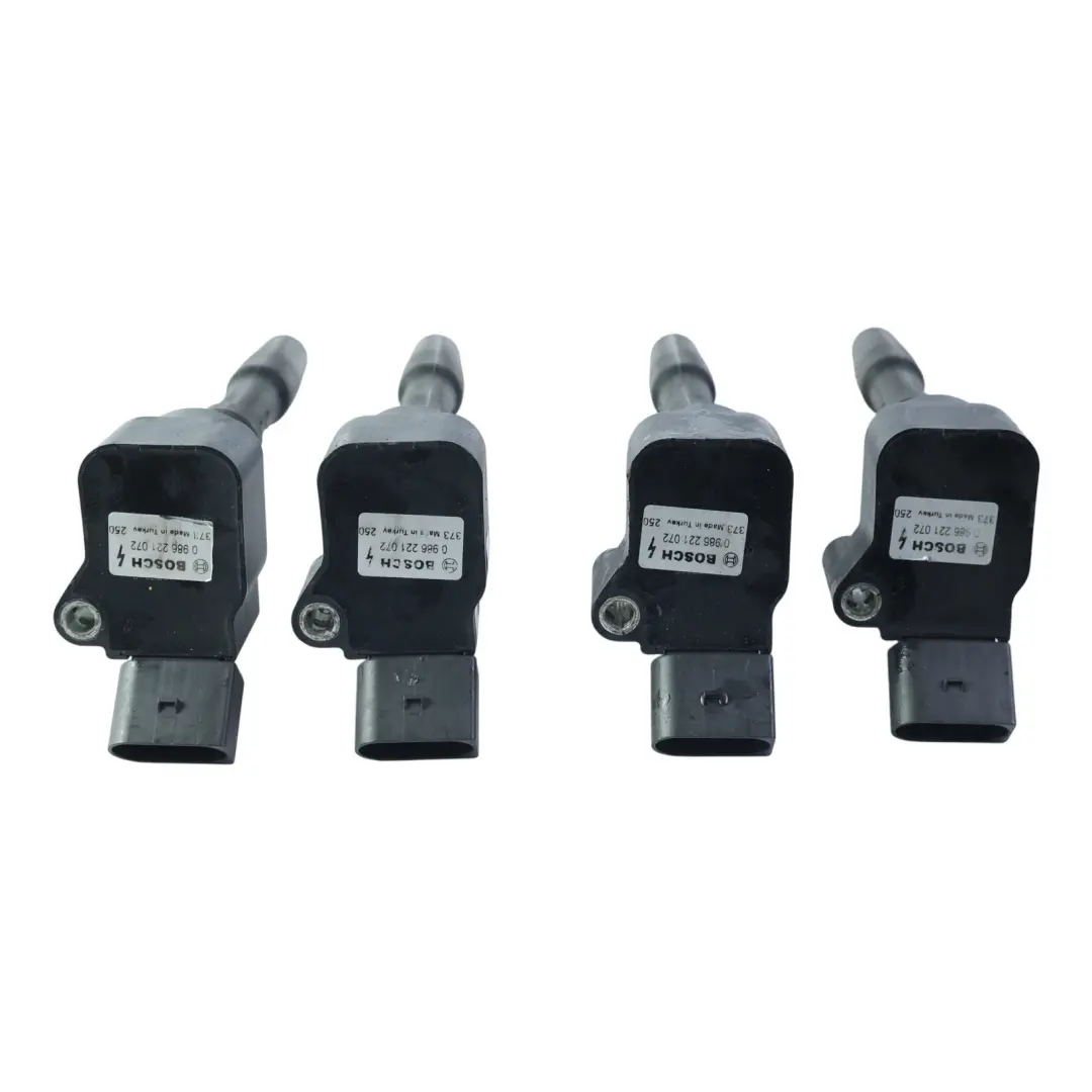 Injector Coil Bosch 1.8 TFSI SET to Volkswagen Audi Skoda Seat with Part number 0986221072 Volkswagen Audi Skoda Seat Injector Coil Bosch 1.8 TFSI SET - SKU 0986221072-SET - Part number 0986221072
