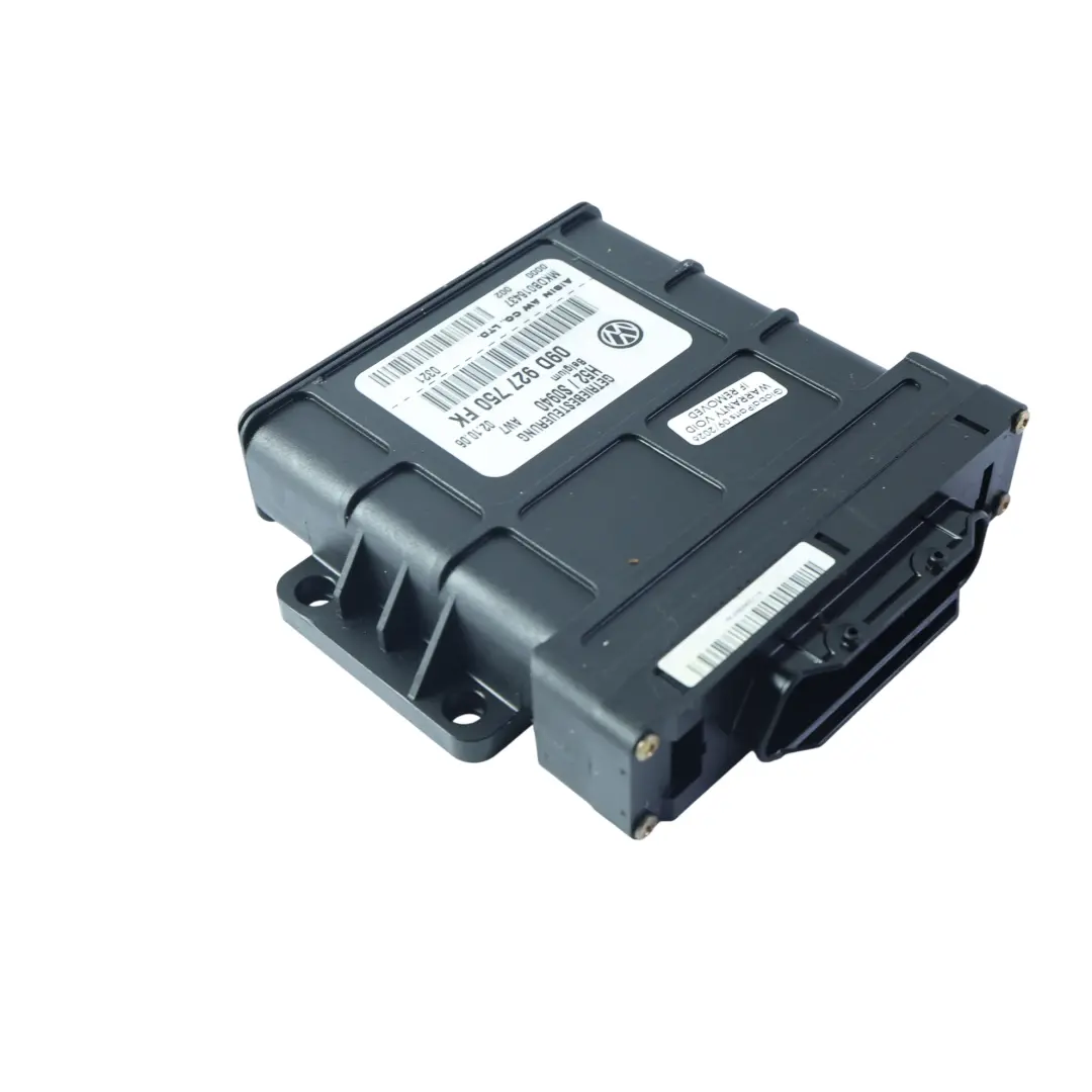 Audi Q7 4L Automatic Gearbox Transmission Control Module Unit - SKU 09D927750FK - Part number 09D927750FK
