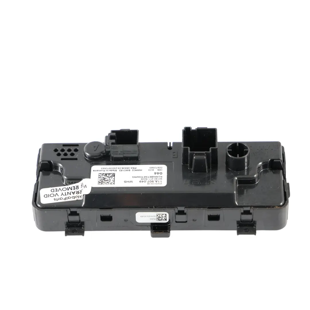 Panel Control Clima Trasero Pantalla para Volkswagen Golf R CD1 con número de pieza 11A907049 Volkswagen Golf R CD1 Panel Control Clima Trasero Pantalla - SKU 11A907049 - Número de pieza 11A907049