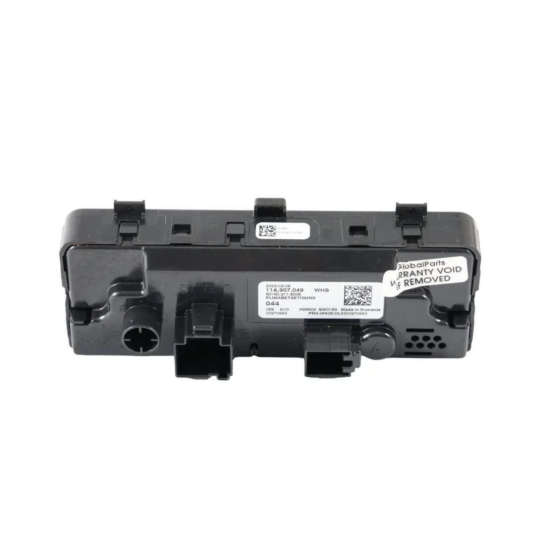 Volkswagen Golf R CD1 Rear Heater AC Climate Control Panel Display - SKU 11A907049 - Part number 11A907049