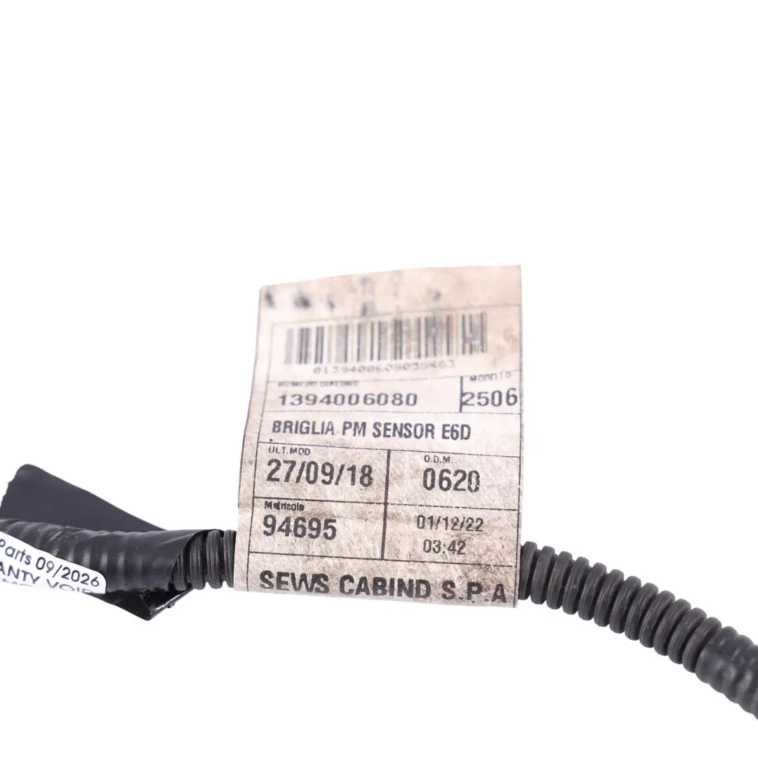 Sensor Wiring Cable Adapter 2.2 Multijet Diesel to Fiat Ducato PM with Part number 1394006080 Fiat Ducato PM Sensor Wiring Cable Adapter 2.2 Multijet Diesel - SKU 1394006080 - Part number 1394006080